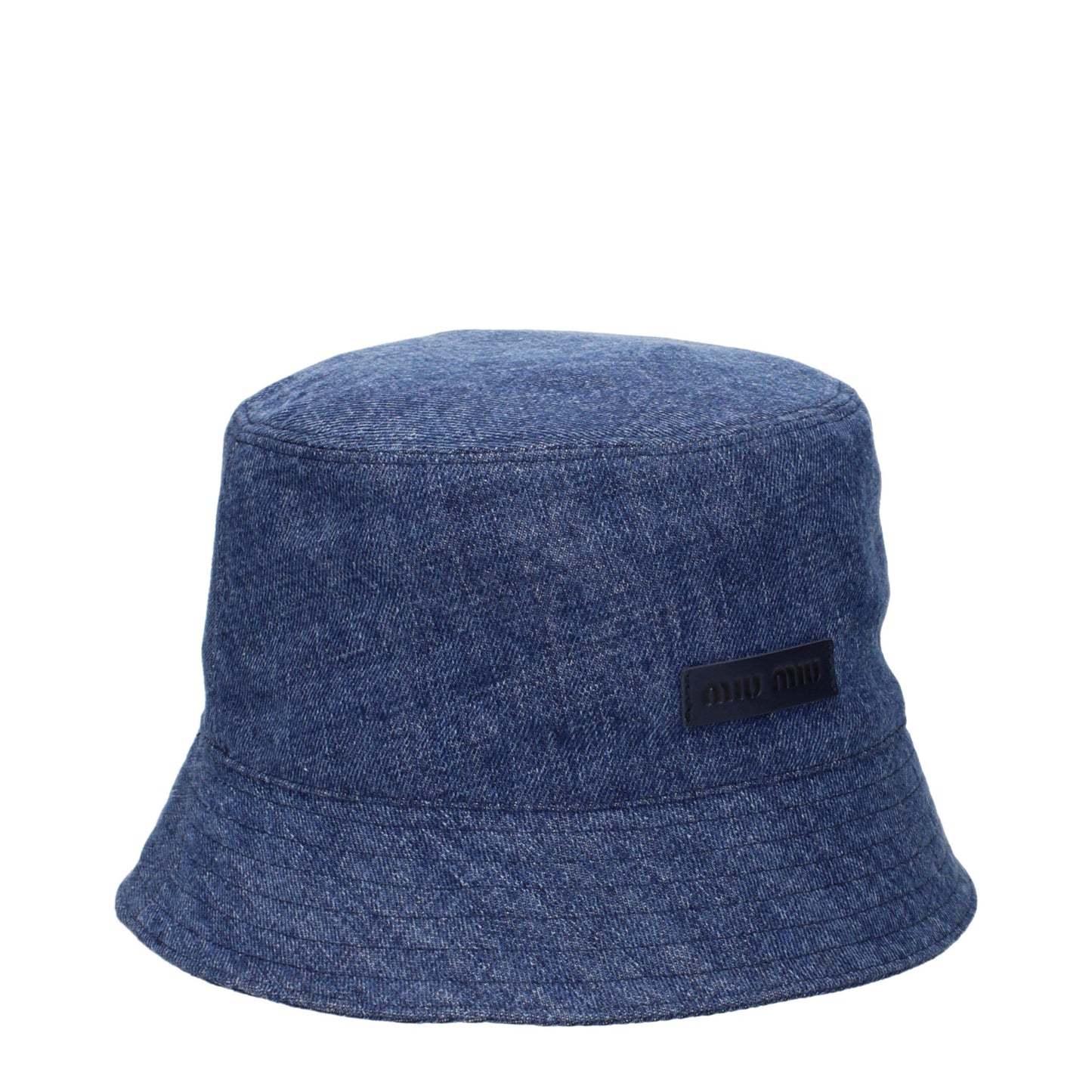 Blue Cotton Bucket Hat