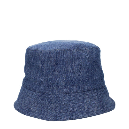 Blue Cotton Bucket Hat