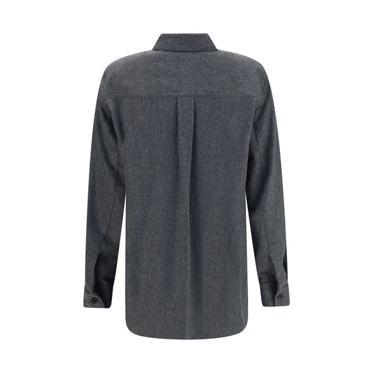 Gray Wool Shirt