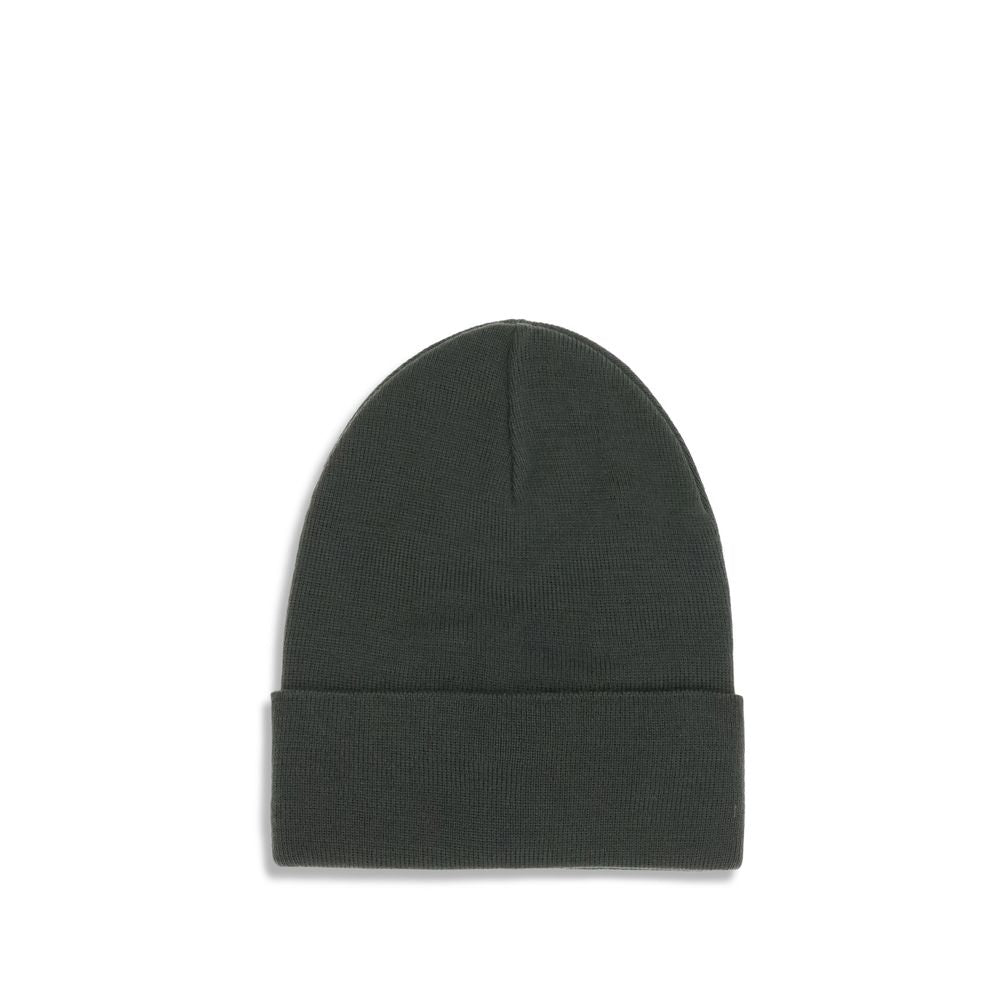 Black Fleece Wool Beanie