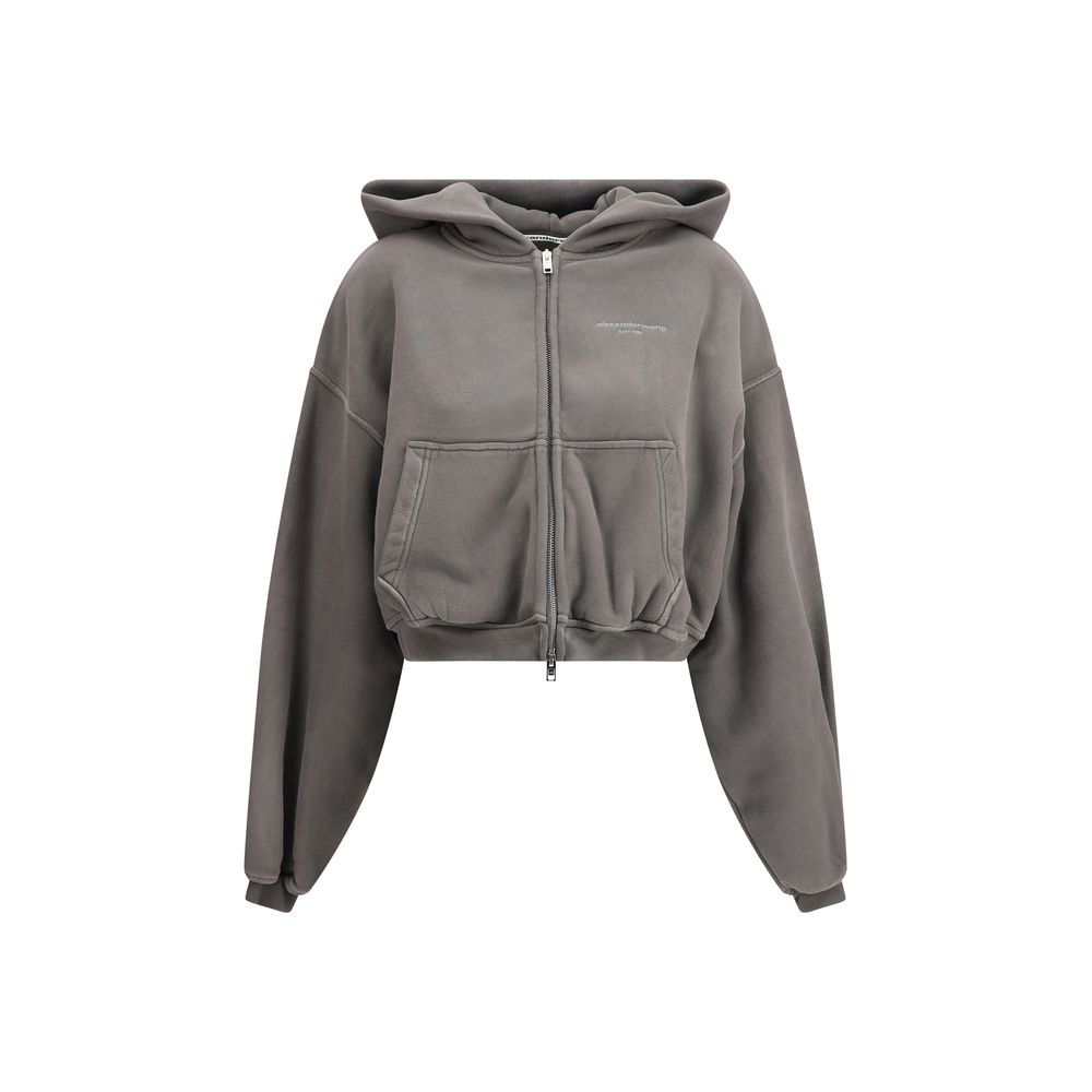 Cropped zip-up Hoodie