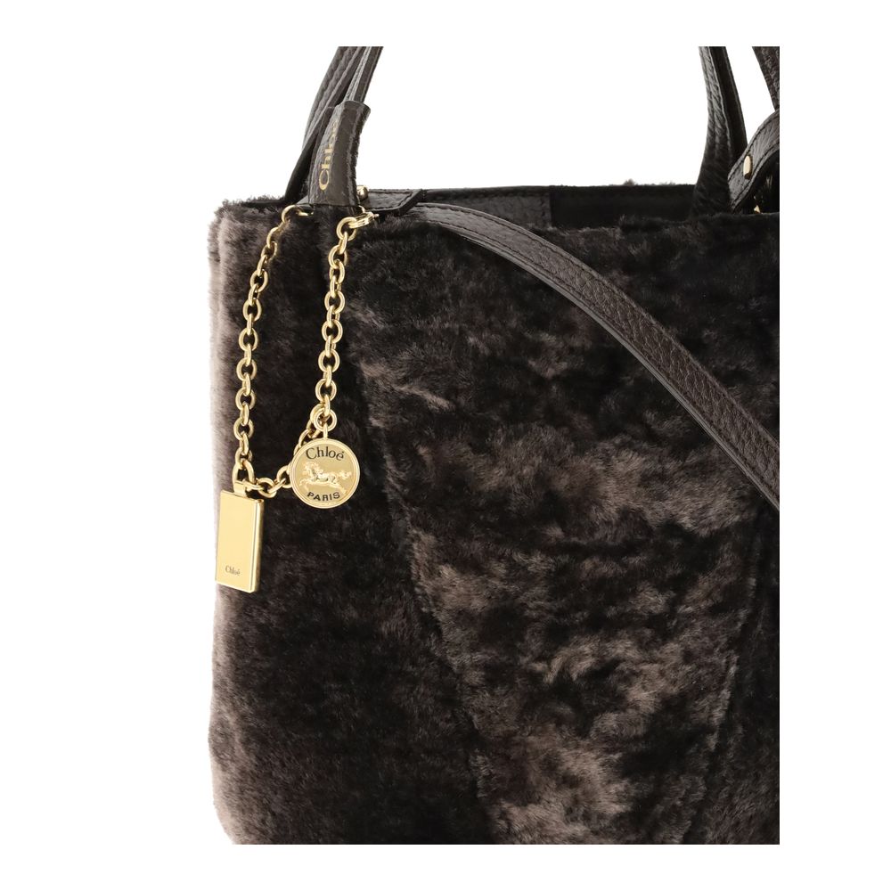 Brown Fur Shoulder Bag