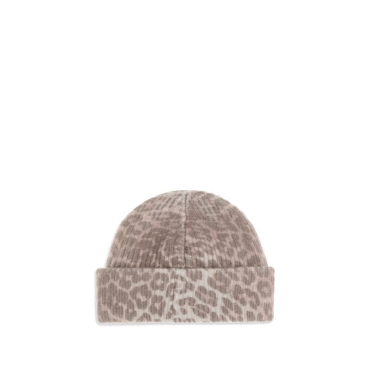 Beige Wool Beanie