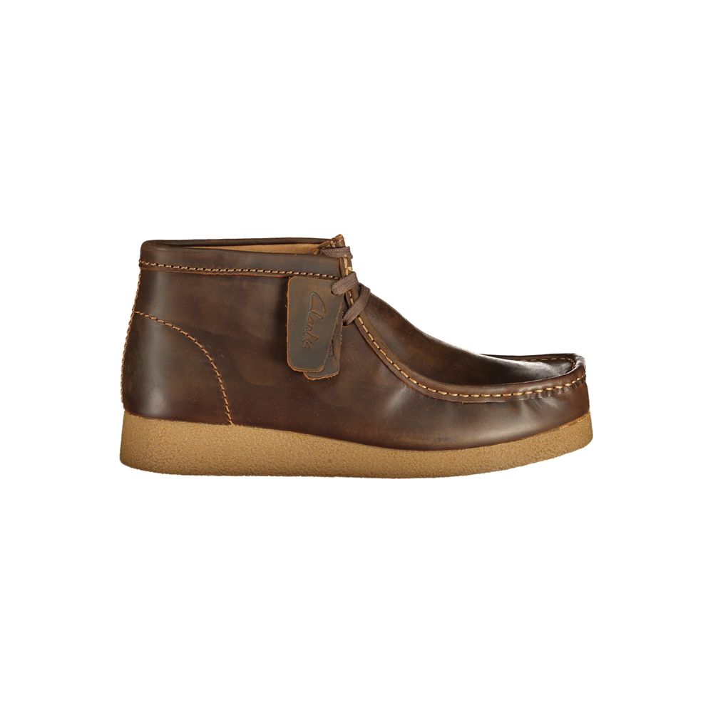 Brown Leather Men Sneaker