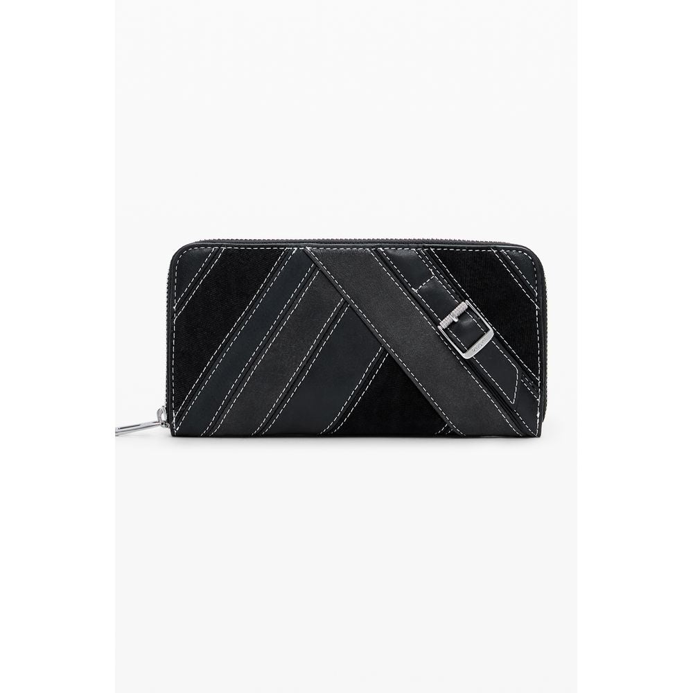 Black Polyethylene Women Wallet