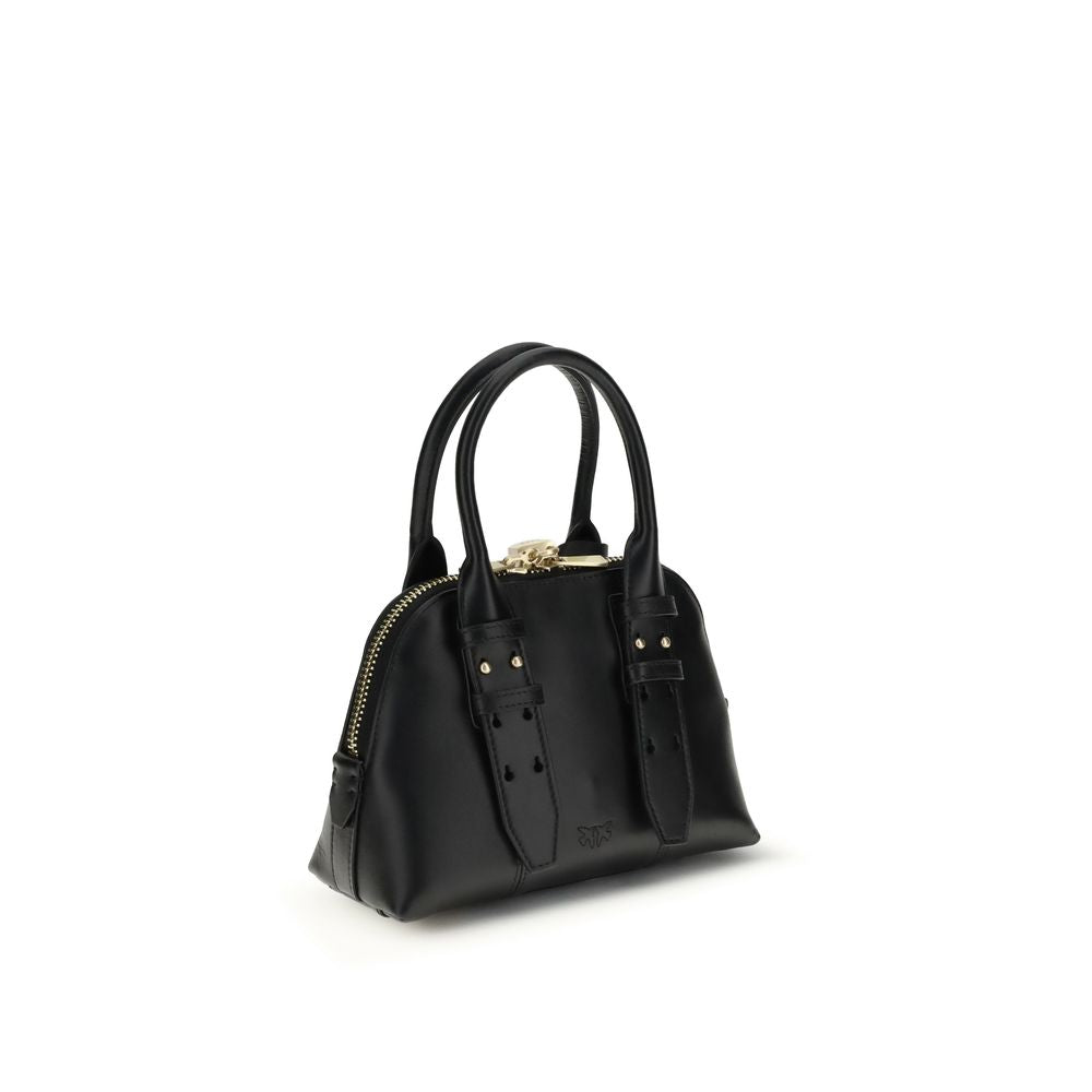 Black Calf Leather Bos Taurus Handbag