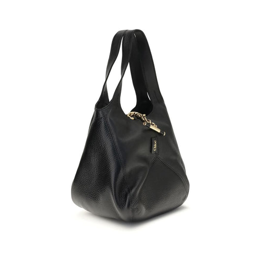 Black Buffalo Leather Shoulder Bag