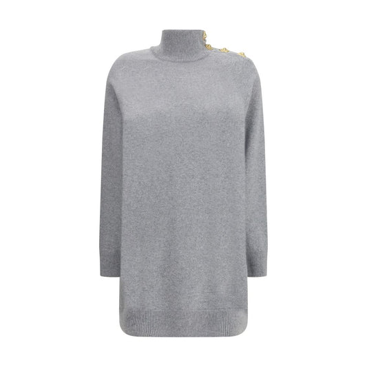 Gray Cashmere Casual Dress