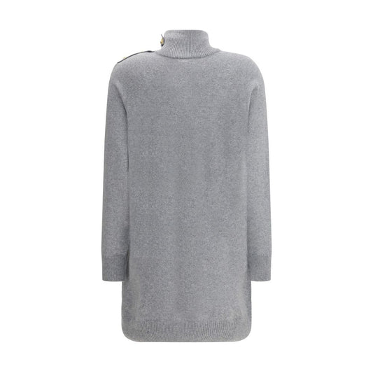 Gray Cashmere Casual Dress