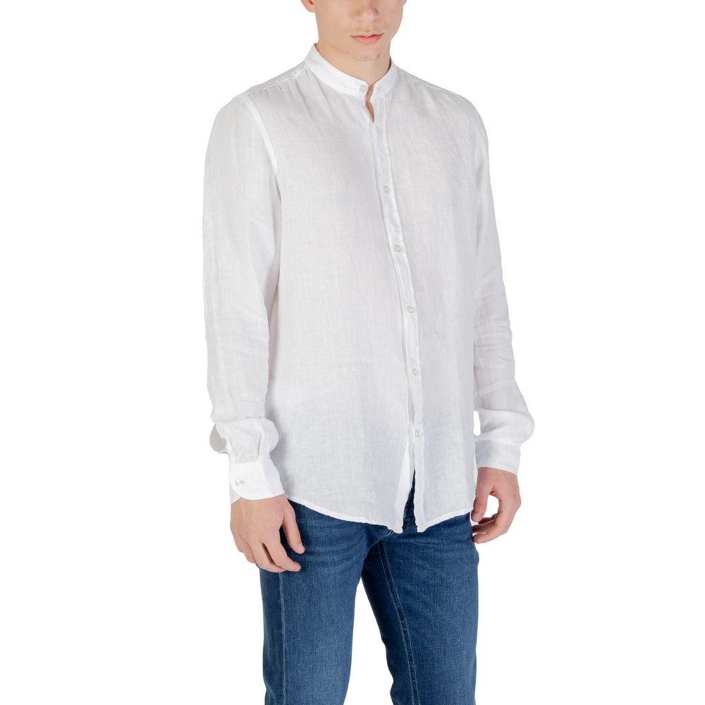 White Linen Dress Shirt