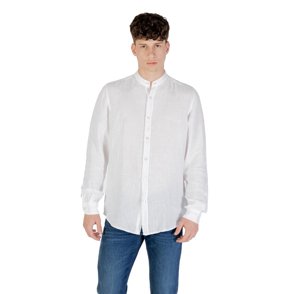 White Linen Dress Shirt