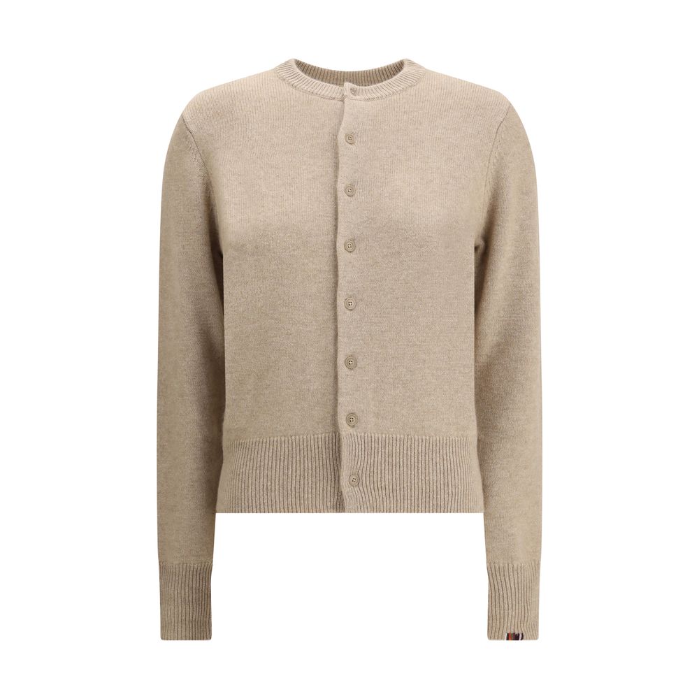 Beige Cashmere Cardigan