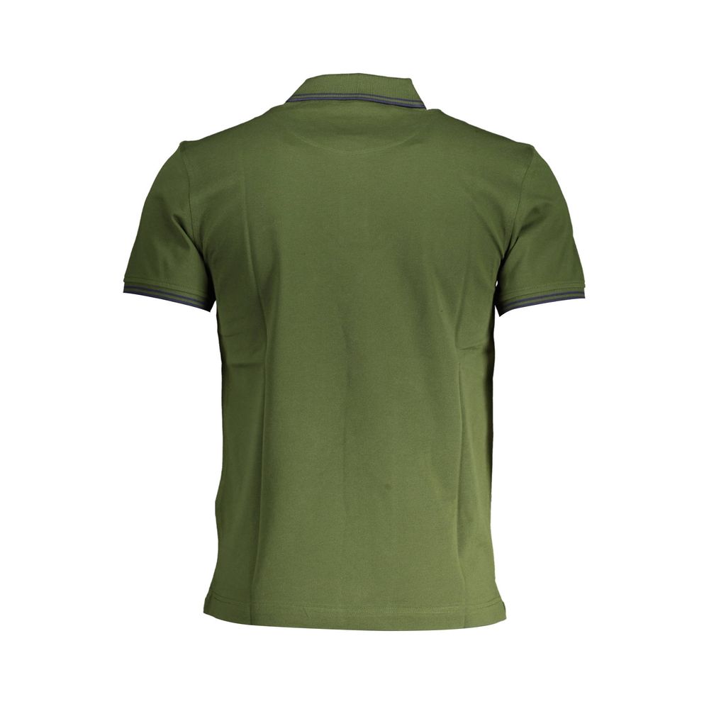 Green Cotton Polo Shirt