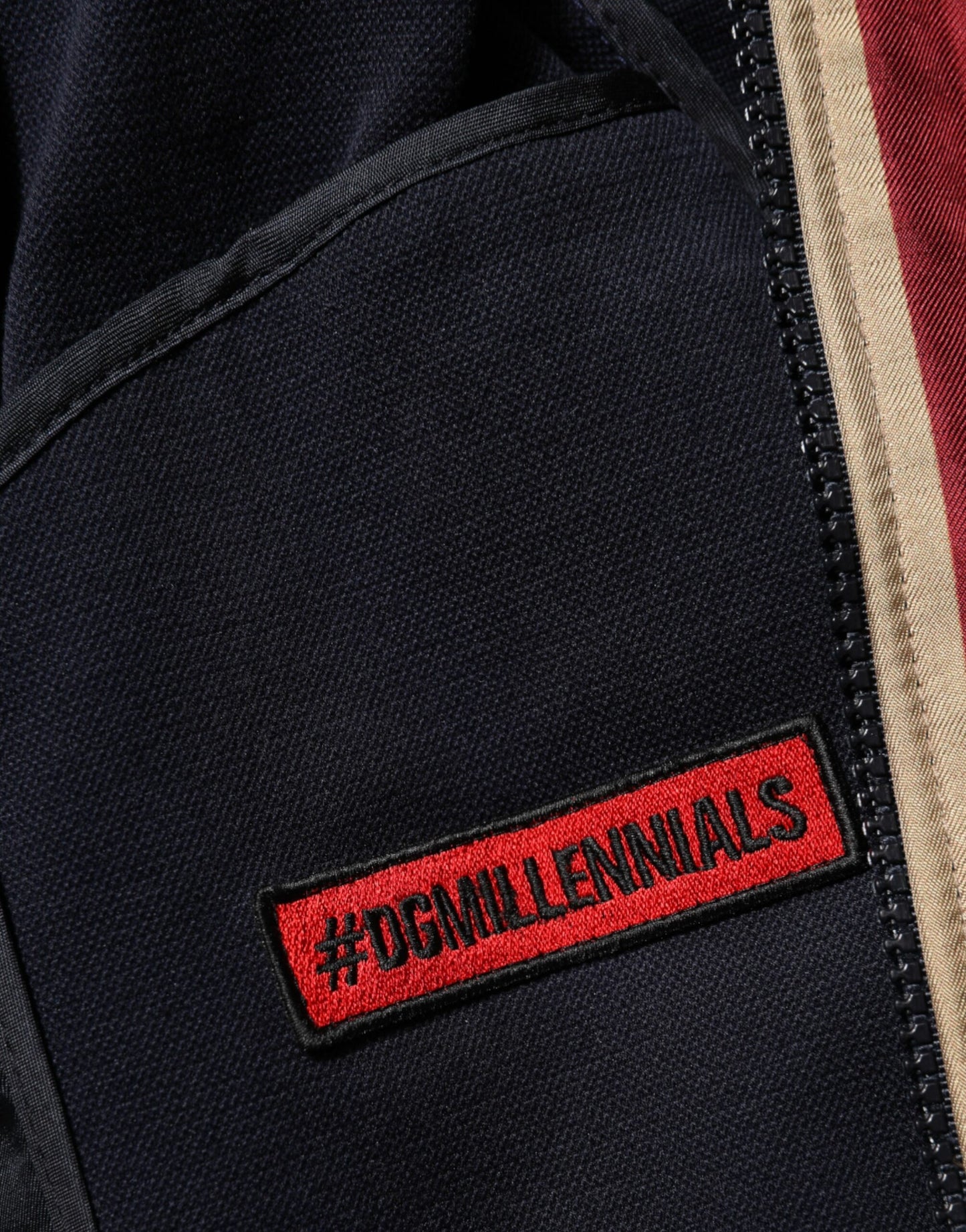 Multicolor #DGMillennials Full Zip Bomber Jacket