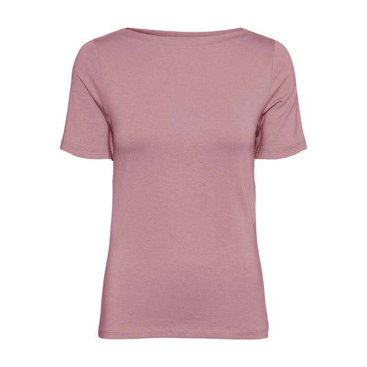 Pink Viscose T-Shirt
