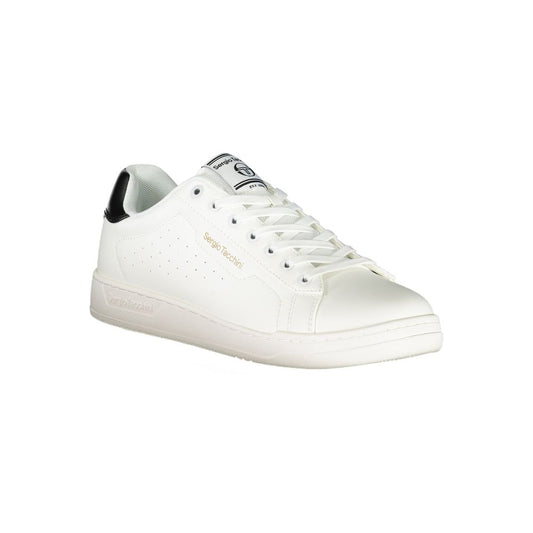 White Polyester Sneaker