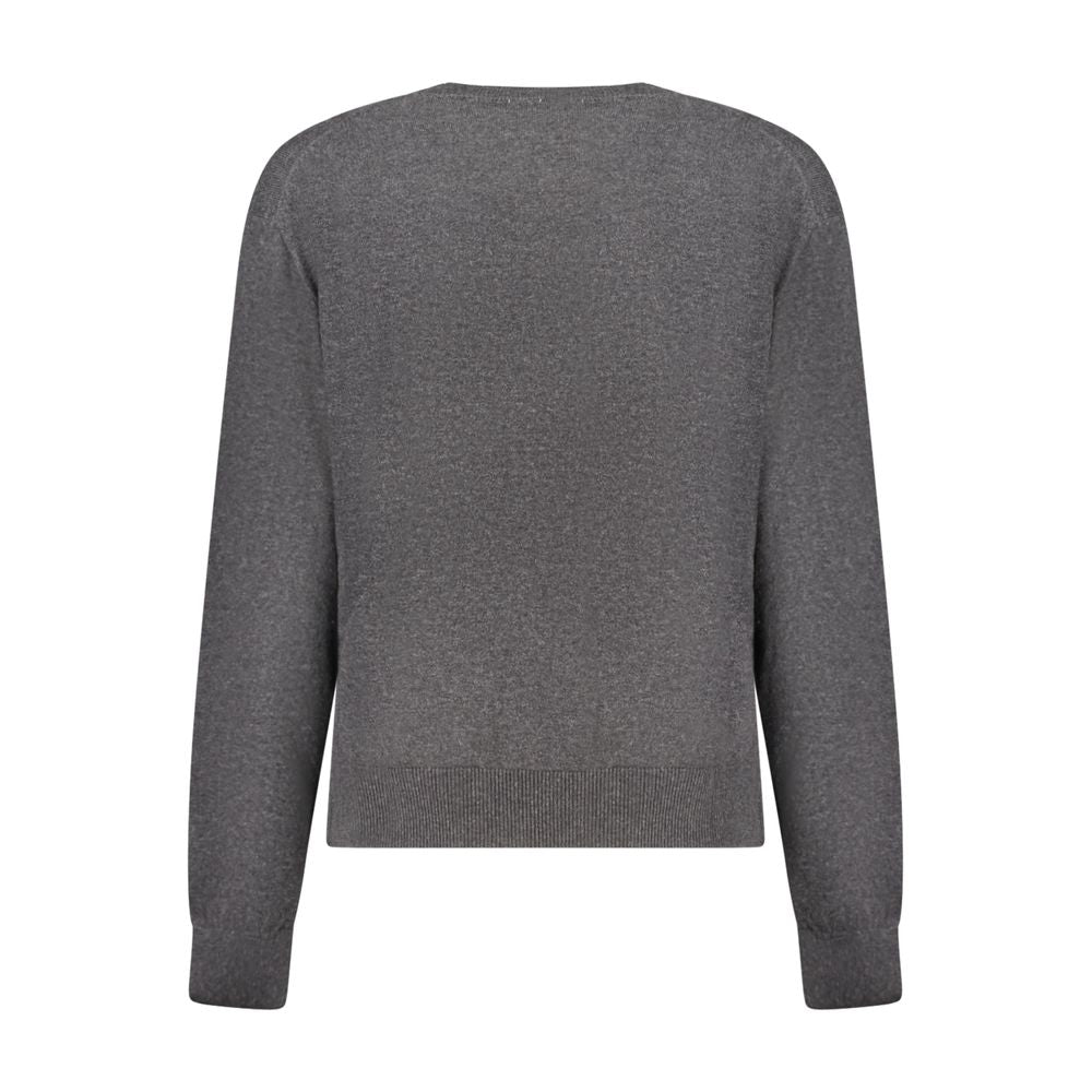 Black Cotton Women Sweater