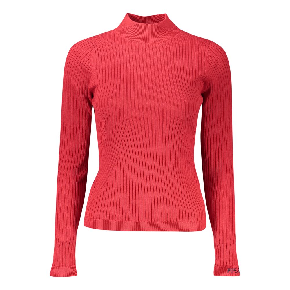 Red Cotton Women Sweater