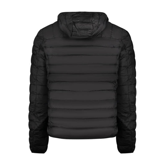 Black Polyester Jackets & Coat
