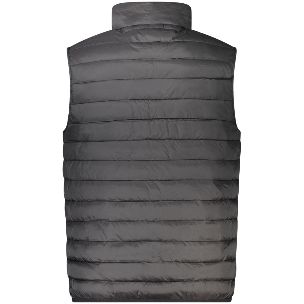 Black Polyester Jackets & Coat