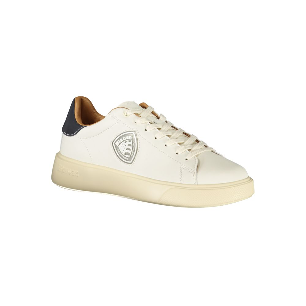 White Leather Men Sneaker