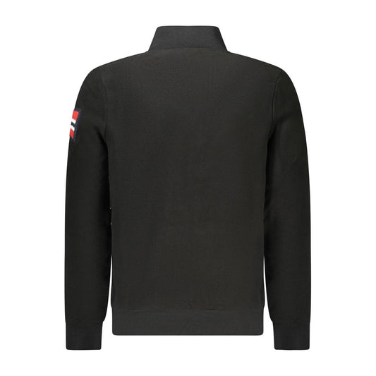Black Polyester Sweatshirt