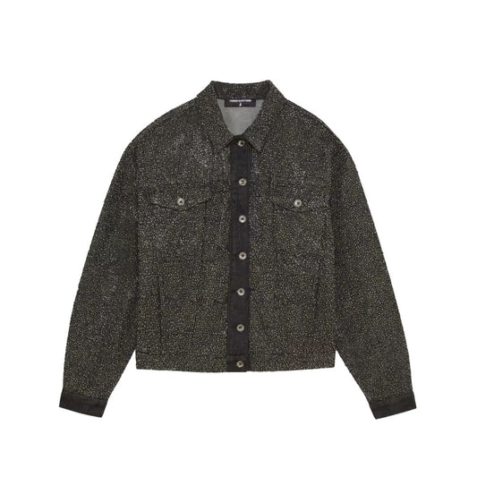 Black Cotton Jackets & Coat