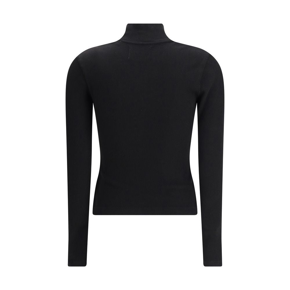 Black Cotton Longsleeve Shirt