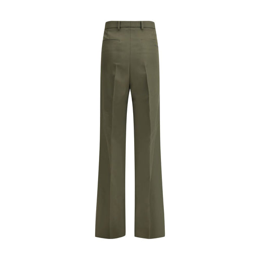 Green Wool Pants