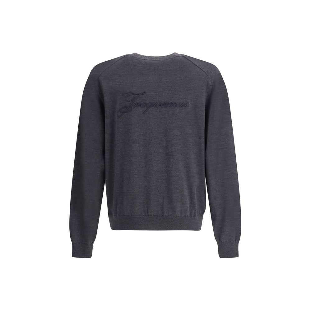 Gray Merino Wool Sweatshirt