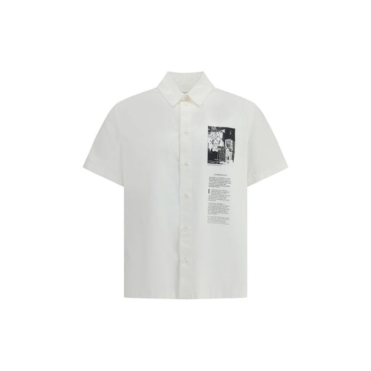 White Cotton Shortsleeve Shirt