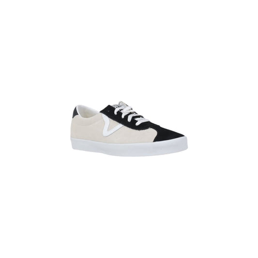 Black And White Suede Leather Sneaker