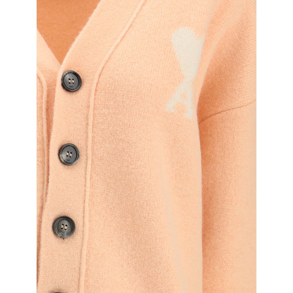 Multicolor Alpaca Vicugna Pacos Cardigan