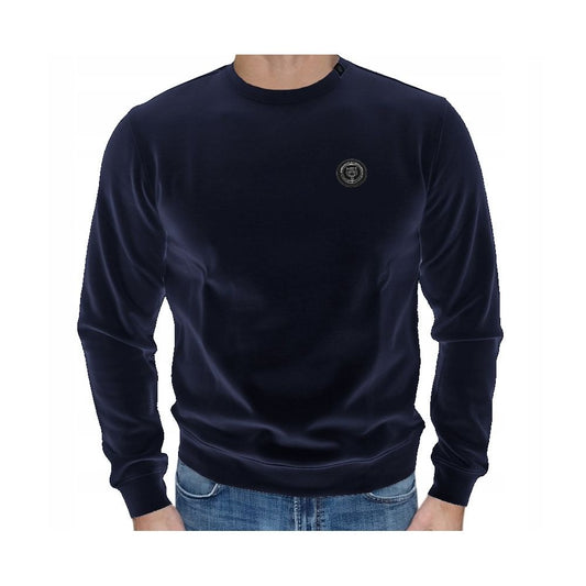 Blue Cotton Sweatshirt