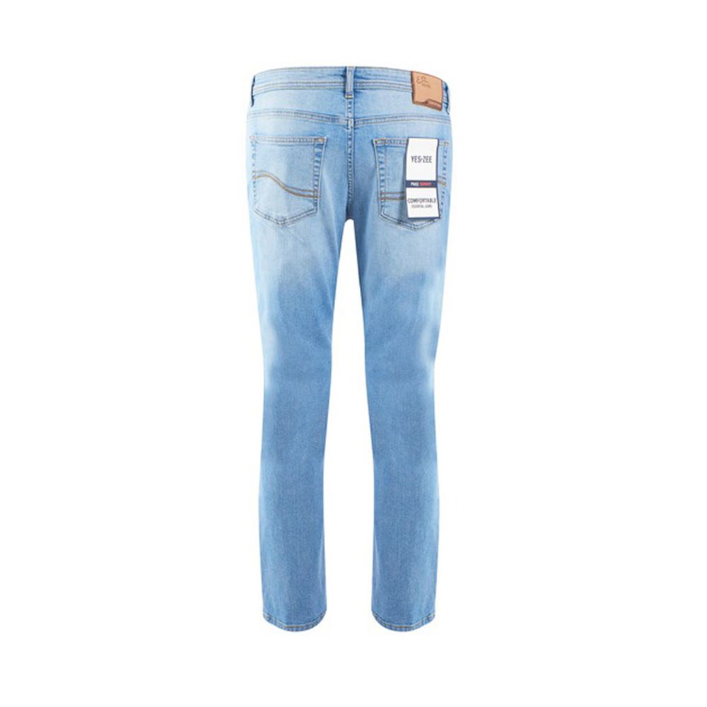 Blue Cotton Jeans Denim