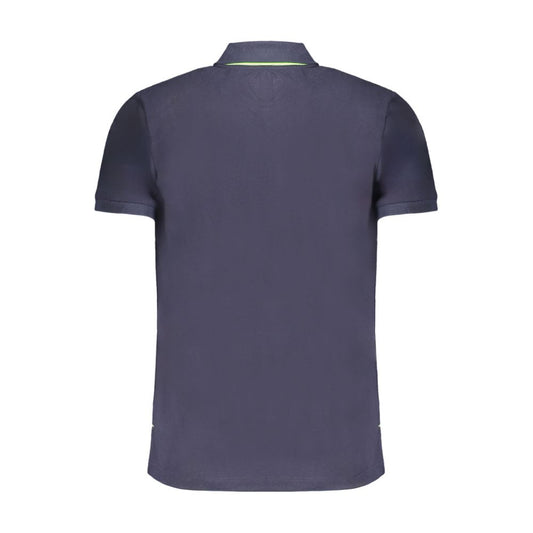 Blue Cotton Polo Shirt
