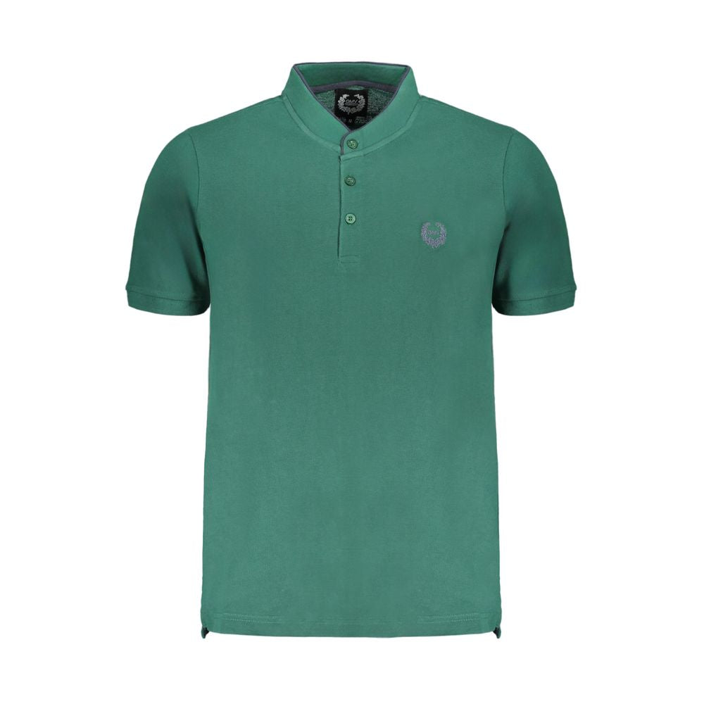 Green Cotton Polo Shirt
