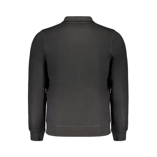Black Cotton Sweatshirt
