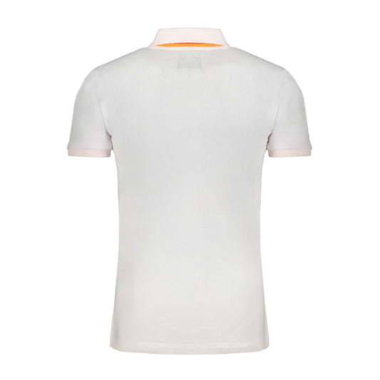 White Cotton Polo Shirt