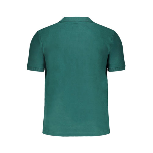 Green Cotton Polo Shirt