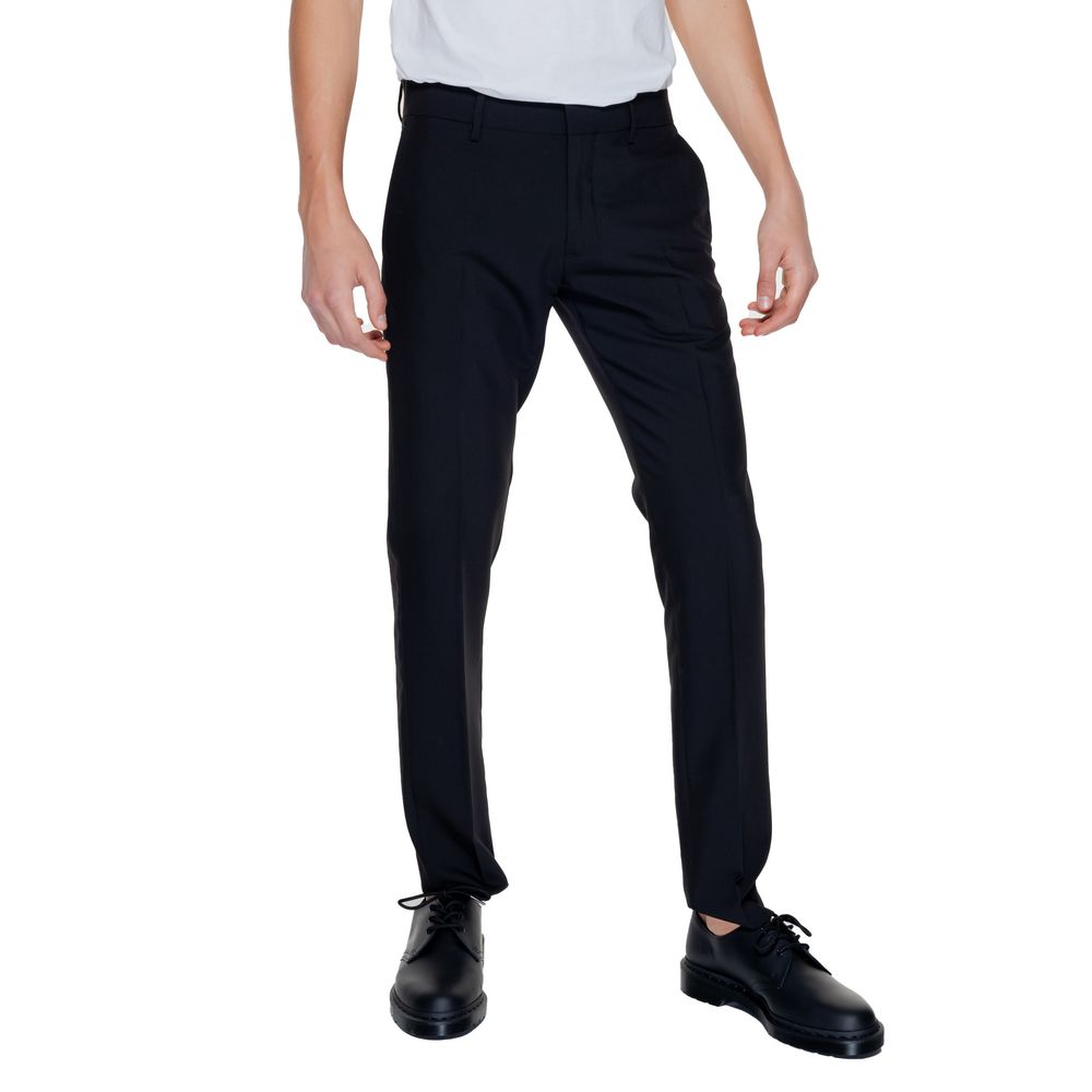 Black Polyester Pant