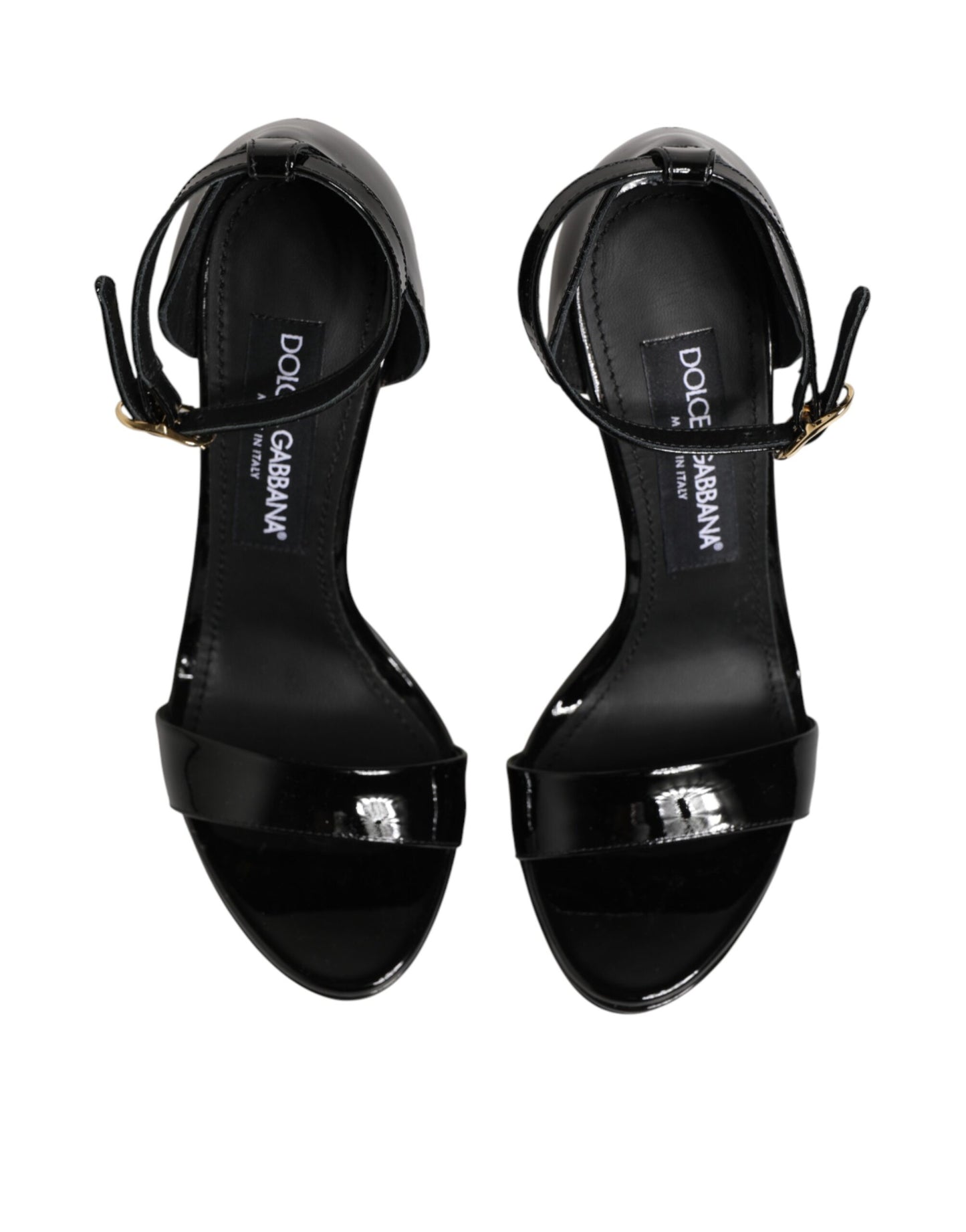 Black Leather Platform Keira Sandals Shoes