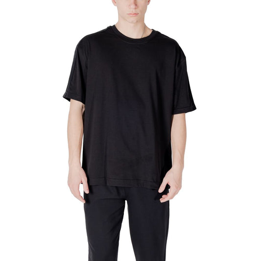 Black Cotton T-Shirt