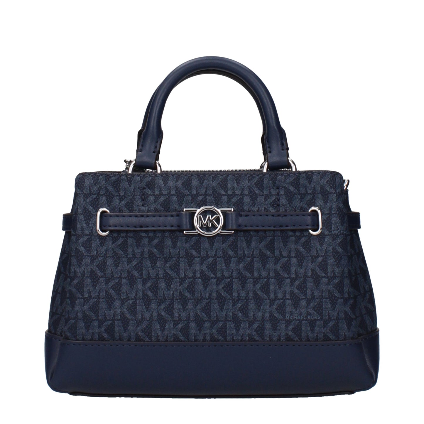 Blue Fabric Handbag