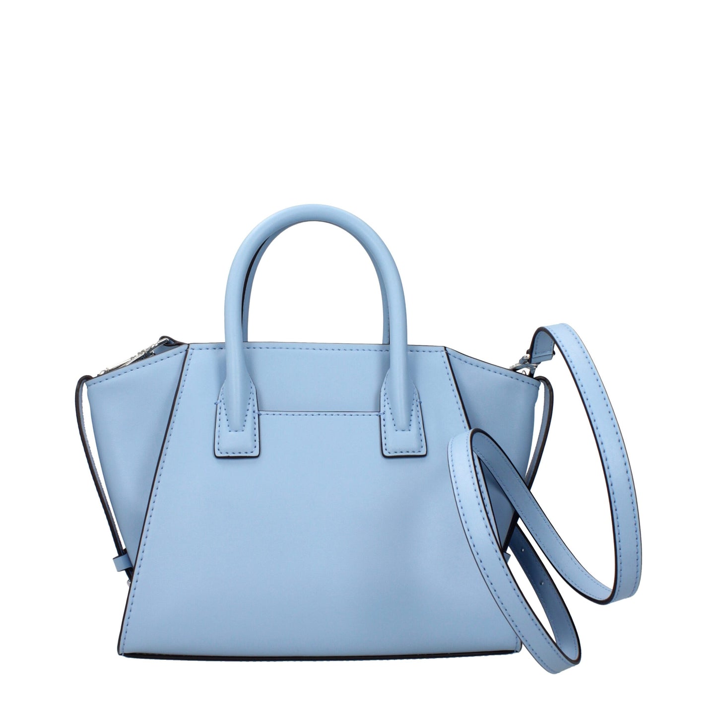 Light Blue Leather Handbag