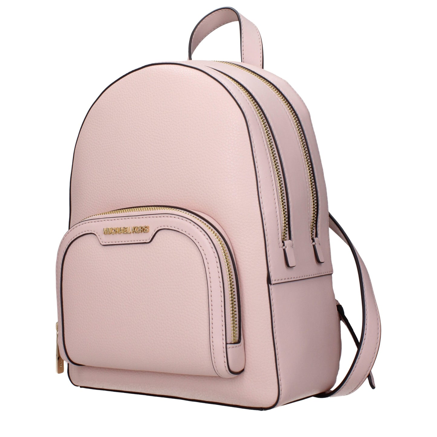 Pink Leather Backpack