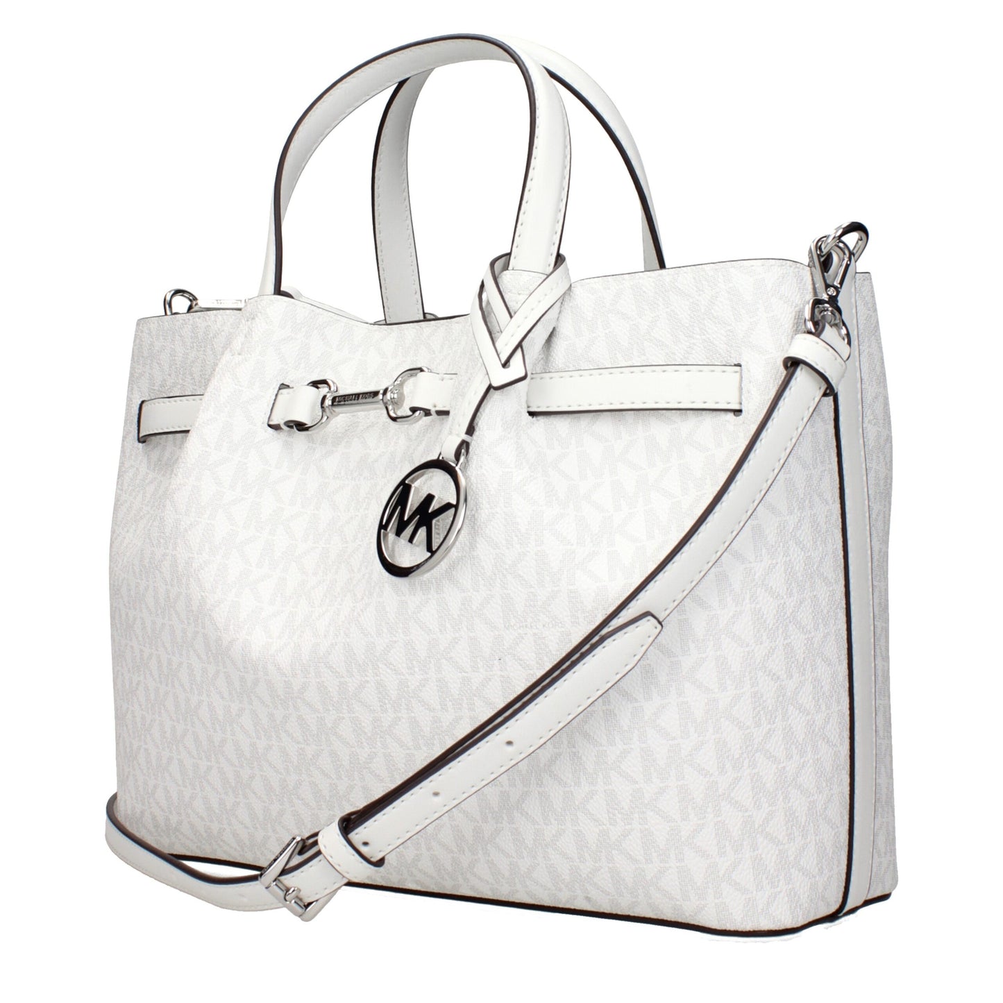 White Fabric Handbag