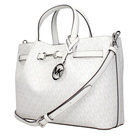 White Fabric Handbag