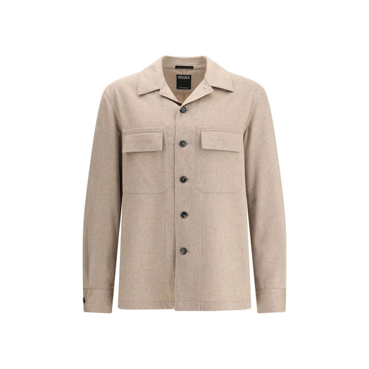 Beige Cotton Coat