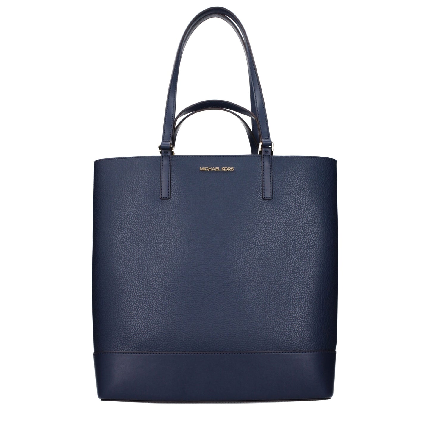 Blue Leather Shoulder Bag
